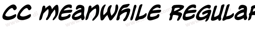 CC Meanwhile Regular字体转换